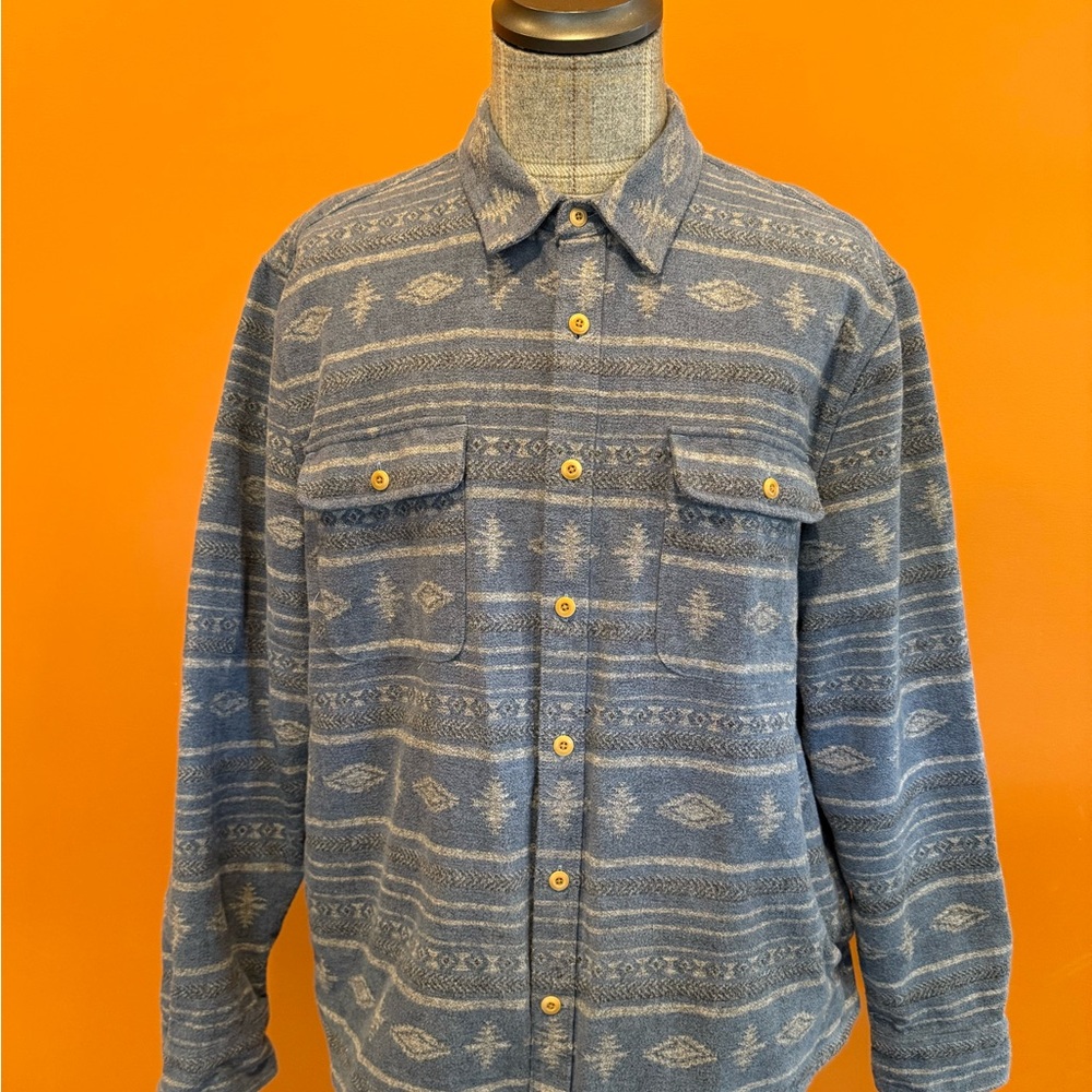 Lucky Brand Gray Cotton Shirt